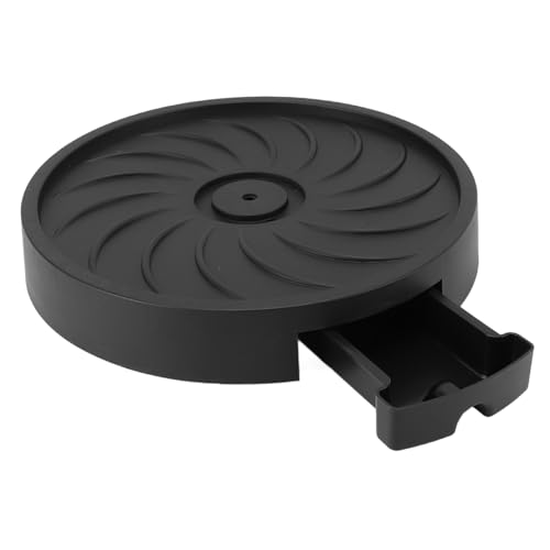 Yanmis Rolling -Pflanzenständer, Pflanzencaddy mit Rädern Hochleistungsrund -Topfbasis mit Abnehmbarem Tablett und Entwässerung für den Gebrauch Im Innenbereich Im (Schwarze innere Breite 30 cm/11,8 von Yanmis