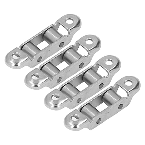 Yanmis Smooth Operation Edelstahlscheibe -Set, 4PCS Double Drive Stille Schiebetürwalzen, Einfache Installation von Fensterbeschlägen für Projekte Zur Verbesserung von Heimatverbesserungen von Yanmis