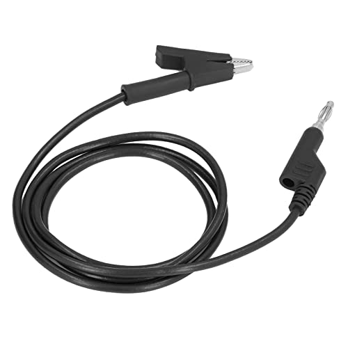 Yanmis Testen Sie Flexible Messingkabel Langlebige Klemm-/Halter -Testleitungen Einfach zu Verwenden für Spannungstester 3000V 20A Ideal für Auto- und LKW Batterien Größe 10mm (BLACK) von Yanmis