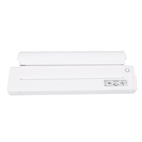 Yanmis Tragbarer Drucker WL für Reisen, Tintenloser Thermischer Kleiner Drucker, Mobiler Bluetooth -Drucker Unterstützt die Größe der die für Android für die Büro -Heimschule (White) von Yanmis
