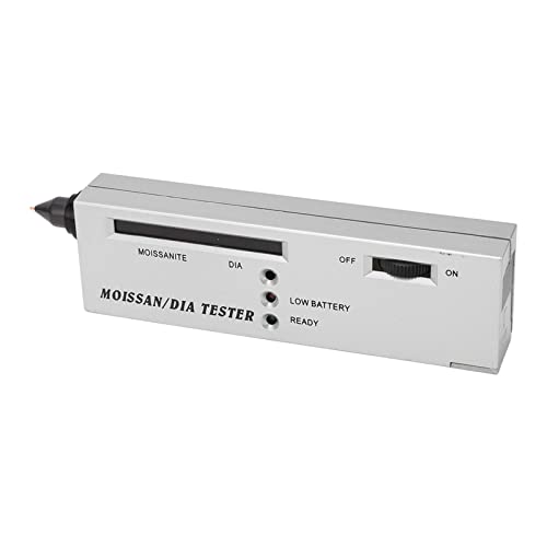 Yanmis Tragbarer LCD -Moissanit -Stift Zum Testen, Hochempfindlichkeits Schmucktester mit LED Indikator, Geeignet Zum Identifizieren und Schmuckabzugbeutel] von Yanmis