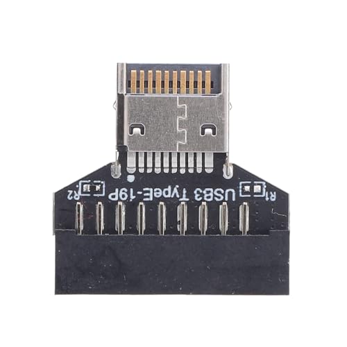 Yanmis Typ E Socket Frontplatte Header, USB 3.1 Header zu USB 3.0 20 Pin Header Typ E Bis 19 20Pin Adapter für Desktop -Motherboards Yanmis Typ E Socket Frontplatte Header, USB 3.1 Header zu USB 3.0 20 Pin Header Typ E Bis 19 20Pin Adapter für Desktop -Motherboards von Yanmis