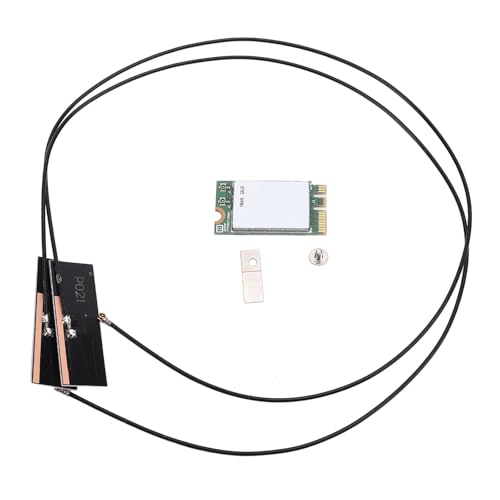 Yanmis Wireless Network Card, 433Mbit / S BT4.1 Wireless Network Card Modul, NGFF M.2 Schnittstelle für 8 10 für QCNFA435 in Antenne Eingebaut von Yanmis