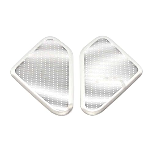 Dekorativer Rahmen für die Autohupenabdeckung Für Land Rover Range Rover Sport 2022 2023 2024,Sound Frame Trim Cover Dekoration Aufkleber Edelstahl Zubehör,A-Titanium Silver von YannnnV12