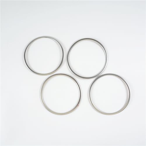 YannnnV12 Dekorativer Rahmen für die Autohupenabdeckung Für BMW X4 G02 2019,Sound Frame Trim Cover Dekoration Aufkleber Edelstahl Zubehör von YannnnV12