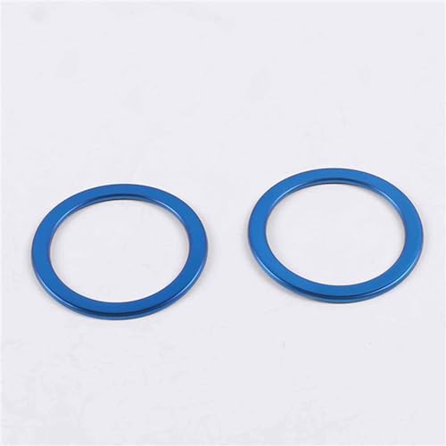 YannnnV12 Dekorativer Rahmen für die Autohupenabdeckung Für Ford Focus MK4 2019 2020 ST Line,Sound Frame Trim Cover Dekoration Aufkleber Edelstahl Zubehör,C-Blue YannnnV12 Dekorativer Rahmen für die Autohupenabdeckung Für Ford Focus MK4 2019 2020 ST Line,Sound Frame Trim Cover Dekoration Aufkleber Edelstahl Zubehör,C-Blue von YannnnV12