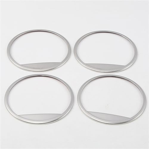 YannnnV12 Dekorativer Rahmen für die Autohupenabdeckung Für Hyundai Kona Encino Kauai 2017 2018 2019 2020,Sound Frame Trim Cover Dekoration Aufkleber Edelstahl Zubehör,C-Silver YannnnV12 Dekorativer Rahmen für die Autohupenabdeckung Für Hyundai Kona Encino Kauai 2017 2018 2019 2020,Sound Frame Trim Cover Dekoration Aufkleber Edelstahl Zubehör,C-Silver von YannnnV12