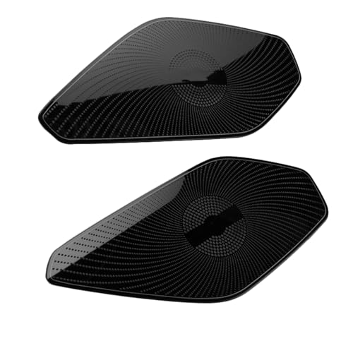 YannnnV12 Dekorativer Rahmen für die Autohupenabdeckung Für Mazda MX-5 RF MX5 ND 2016-2020,Sound Frame Trim Cover Dekoration Aufkleber Edelstahl Zubehör,B-Black 2PCS YannnnV12 Dekorativer Rahmen für die Autohupenabdeckung Für Mazda MX-5 RF MX5 ND 2016-2020,Sound Frame Trim Cover Dekoration Aufkleber Edelstahl Zubehör,B-Black 2PCS von YannnnV12