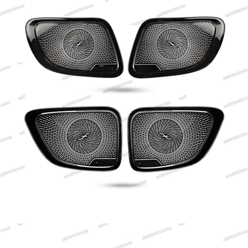 YannnnV12 Dekorativer Rahmen für die Autohupenabdeckung Für Mercedes Benz c Class w206 2021 2022 2023 2024,Sound Frame Trim Cover Dekoration Aufkleber Edelstahl Zubehör,B-Black YannnnV12 Dekorativer Rahmen für die Autohupenabdeckung Für Mercedes Benz c Class w206 2021 2022 2023 2024,Sound Frame Trim Cover Dekoration Aufkleber Edelstahl Zubehör,B-Black von YannnnV12