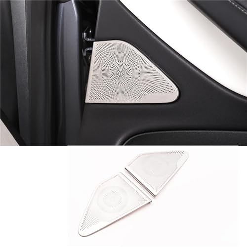YannnnV12 Dekorativer Rahmen für die Autohupenabdeckung Für Tesla Model 3 2018 2019 2020 2021 2022 2023,Sound Frame Trim Cover Dekoration Aufkleber Edelstahl Zubehör,A-Titanium Silver YannnnV12 Dekorativer Rahmen für die Autohupenabdeckung Für Tesla Model 3 2018 2019 2020 2021 2022 2023,Sound Frame Trim Cover Dekoration Aufkleber Edelstahl Zubehör,A-Titanium Silver von YannnnV12