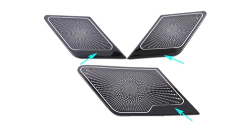 YannnnV12 Dekorativer Rahmen für die Autohupenabdeckung Für VW Golf7 Golf 7 2014-2019,Sound Frame Trim Cover Dekoration Aufkleber Edelstahl Zubehör,B-Black YannnnV12 Dekorativer Rahmen für die Autohupenabdeckung Für VW Golf7 Golf 7 2014-2019,Sound Frame Trim Cover Dekoration Aufkleber Edelstahl Zubehör,B-Black von YannnnV12