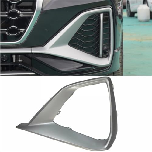 YannnnV12 Nebelscheinwerfer Gitter Für Audi Q2 Sline S-line Sport 2022 2023,ABS -Schutz Vorne Stoßstange Nebel Leichtkühlerwetter -Antibekleidung für Fahrzeug,C-1 Pair von YannnnV12