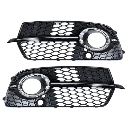 YannnnV12 Nebelscheinwerfer Gitter Für Audi Q5 Sport S-line 2013-201,ABS -Schutz Vorne Stoßstange Nebel Leichtkühlerwetter -Antibekleidung für Fahrzeug,C-1 Pair von YannnnV12