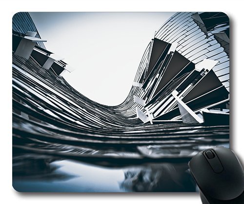 (Precision Lock Edge Mouse Pad) Architecture Modern Skyscraper Building Düsseldorf Gaming Mouse Pad Mouse Mat for Mac or Computer von Yanteng