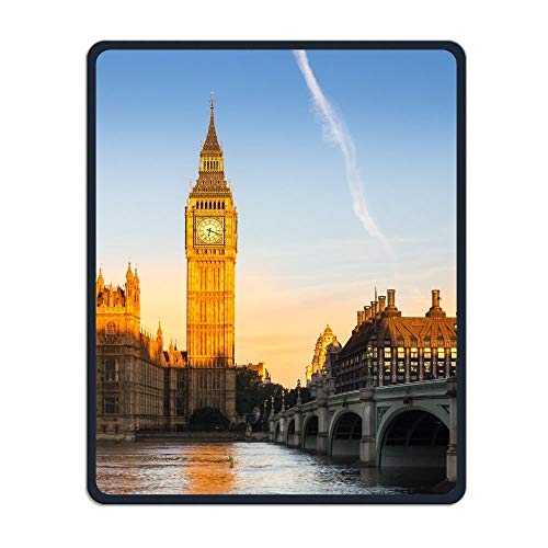 BEI Sonnenaufgang, genaue und dauerhafte eigenständige Big Ben, Mousepad, wasserdicht, rutschfeste Matten Mousepad für Büro - Games - Forschung von Yanteng