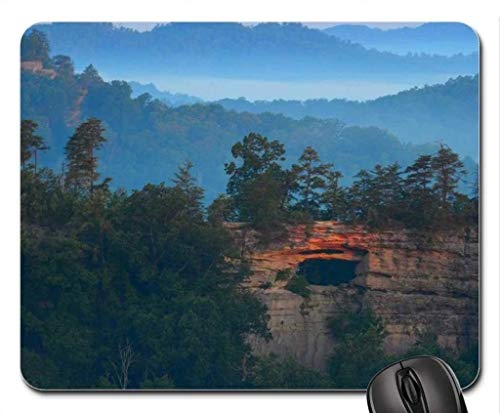 Feine und dauerhafte Gemeinsame Kanten Gaming Mouse pad, in der Natur, umgeben von Wald, Cliff Fenster Mousepad, Maus - Pads (Berg - Maus - Pads) von Yanteng