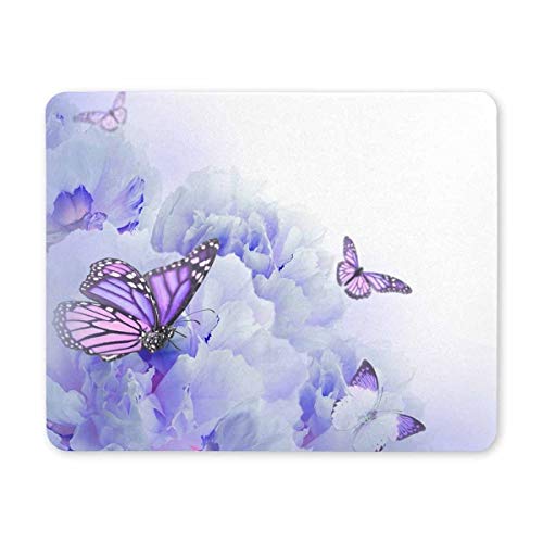 YENDOSTEEN Gaming Mouse pad, Maus - Pads Blumen - Rosen und Schmetterlinge Anti - rutsch - Mousepad Computer von YENDOSTEEN
