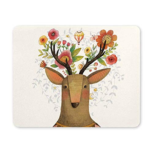 Gaming Mouse pad, Maus - Pads Hirsch, MIT ehrfurcht, Blumen, Anti - Skid - Mousepad von Yanteng