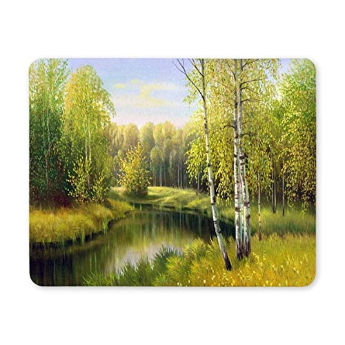 Gaming Mouse pad, Maus - Pads Holz Herbst Mousepad Mouse pad Komfort - Mousepad von YENDOSTEEN