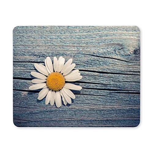 Gaming Mouse pad, Maus - Pads Kamille chrysanthemen in Maus - Design aus Holz, Gummi - Mousepad von YENDOSTEEN