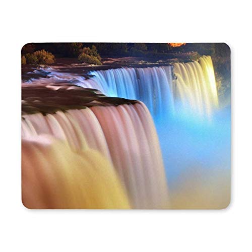 Yanteng Gaming Mouse pad, Maus - Pads Niagara Falls Laterne rechteck - Skid - Mousepad von Yanteng