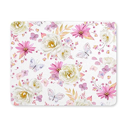 Yanteng Gaming Mouse pad, Maus - Pads rosa Blumen - Skid - Mousepad von Yanteng