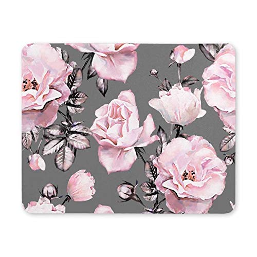 Gaming Mouse pad, Maus - Pads rosa Blumen und blättern Komfort - Mousepad - Spiel von Yanteng