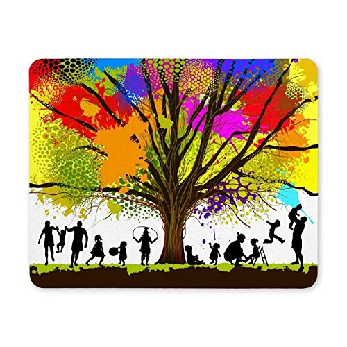 Gaming Mouse pad, Mouse pad - Design Kindheit farb - rinde - Mousepad von Yanteng