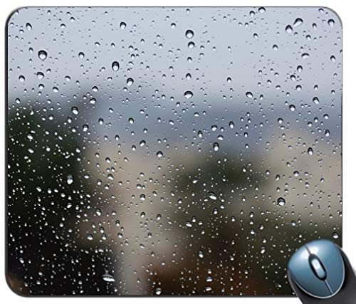 Yanteng - Gemeinsame Gaming Mouse pad, Tropfen Regen maßgeschneiderte rechteckige Anti - rutsch - Glas - Mousepad Gaming Mouse pad von Yanteng