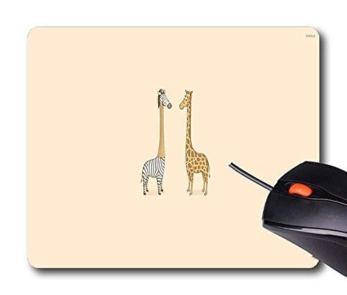 Mousepad, mousepads, mousepads, Büro, mousepads, Giraffen und Zebras, Hohe Qualität Anti - Skid - Mousepad, Desktop - Mousepad von Yanteng