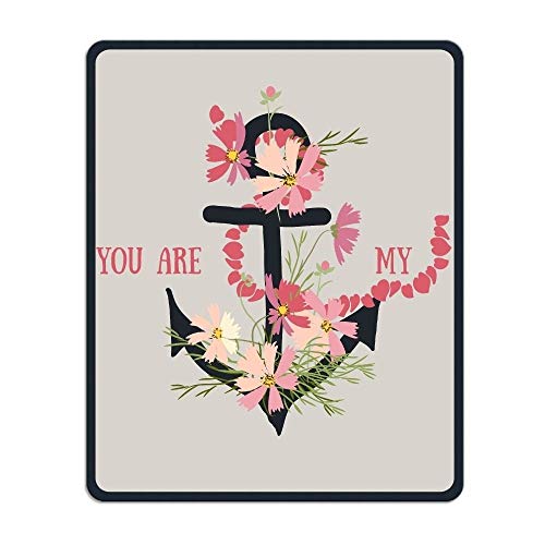 Yanteng Präzise nähte und dauerhafte unabhängigkeit Anker Blumen Mousepad wasserdicht - Mousepad, Mousepad für Büro - Games - Forschung von YENDOSTEEN