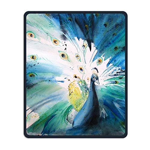 Yanteng Präzise nähte und dauerhaften PFAU MIT künstlerischen und individuellen Mousepad wasserdichte Mousepad Anti - rutsch - Basis Forschung Spielen Männer und Frauen für das Amt Mousepad von Yanteng