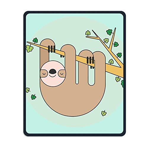 Präzise naht und dauerhaften Grüne für Faultiere Design - billige Keine mindest - Mousepad Anti - rutsch - Spiel von männern und Frauen im Büro - Mousepad von YENDOSTEEN