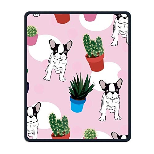 Präzision und langlebigkeit der individuellen Mousepad wasserdicht Hund und kakteen - Maske MIT rutschfesten Gummi - Basis Forschung Spielen Männer und Frauen für das Amt Mousepad von YENDOSTEEN