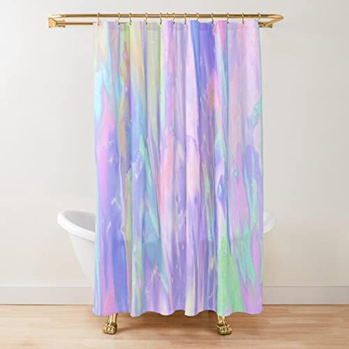 Yanyan Art Boho Duschvorhänge Iridescent Rainbow Dreams Duschvorhang Rainbow Ombre Abstract Badezimmervorhang Aquarell mit Haken 71x87in-180x220cm/BxL Yanyan Art Boho Duschvorhänge Iridescent Rainbow Dreams Duschvorhang Rainbow Ombre Abstract Badezimmervorhang Aquarell mit Haken 71x87in-180x220cm/BxL von Yanyan Art