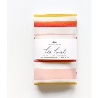Strand Streifen Küche Geschirrtuch, Sommer Pastell Handtuch Urlaub Dekor, See Haus von YaoChengDesign
