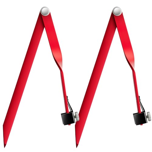 Yaocom 2 Stück kleine Aluminium-Radius-Marker Seifenstein Flansch-Wizard Level bis 27,9 cm Radius für Rohre bis 55,9 cm Durchmesser Yaocom 2 Stück kleine Aluminium-Radius-Marker Seifenstein Flansch-Wizard Level bis 27,9 cm Radius für Rohre bis 55,9 cm Durchmesser von Yaocom