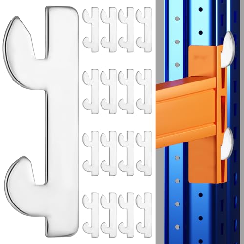 Yaocom Palettenregal-Clips, robuste Sicherheitsclips für sichere Regalstütze, ideal für Lagerregale, industrielle Organisation und Garagenregale, einfache Installation, 18 Stück von Yaocom