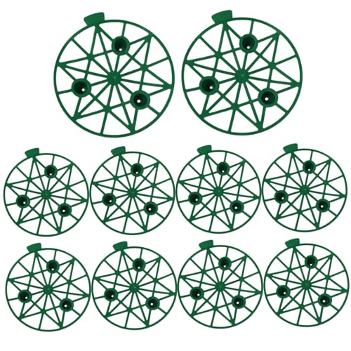 10 pcs Erdbeerpflanze, 7, 7 Zoll schweres PP-Wassermelon-Gitter, Mehrzweckkürbisschlallen, Pflanzenständer für Gartenfrüchte oder Gemüsewassermelone von Yaoliucp