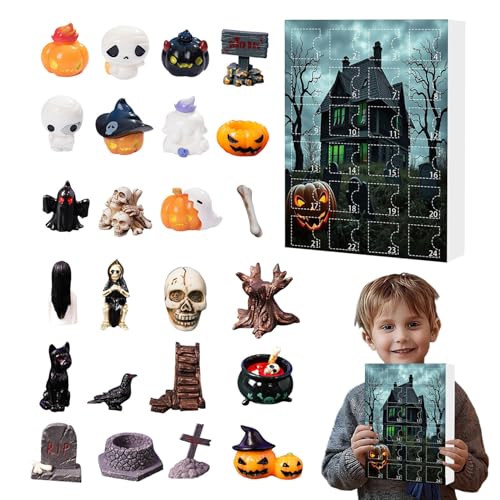 Halloween Adventskalender 2025 24 Tage Halloween Countdown -Kalender mit Harz -Horror -Figuren für Kinder Mädchen Teenager Party Favor Halloween Adventskalender 2025 24 Tage Halloween Countdown -Kalender mit Harz -Horror -Figuren für Kinder Mädchen Teenager Party Favor von Yaoliucp