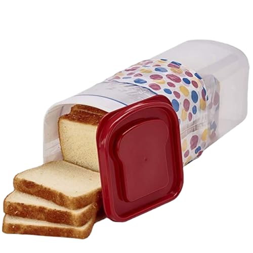 Yaoliucp Brotbox luftdicht, 13.4x5.1x5.1in wiederverwendbarer Brotbesitzer mit Deckel klarer Sandwich -Behälter für die Küchentischkiste für Heimküche von Yaoliucp