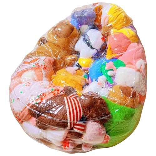 Yaoliucp Gefüllte Tierbohnenbeutelspeicher PVC Clear Stuhl extra große wasserdichte Weichspielzeugspeicher Kinder -Sofa zum Organisieren, 29, 5 x 29, 5 x 23, 6 Zoll Bohnenbeutel Stofftier Tier von Yaoliucp