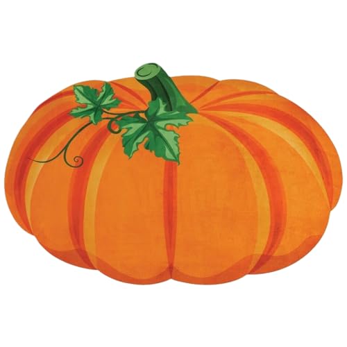 Yaoliucp Halloween Teppich süße Cartoon Kürbis weiche Hautfreundliche Orangenbad Matte Nicht rutschdetailliertes Kantennähen Badezimmerdekor für Thanksgiving Halloween Küchendekoration Yaoliucp Halloween Teppich süße Cartoon Kürbis weiche Hautfreundliche Orangenbad Matte Nicht rutschdetailliertes Kantennähen Badezimmerdekor für Thanksgiving Halloween Küchendekoration von Yaoliucp