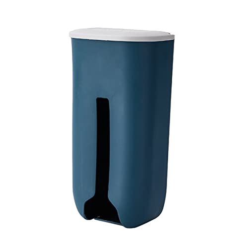 Yaoliucp Müllsackhalter, Müllsack -Spender, Müllsackhalter -Wandhalterung, Müllbeutel Organizer, Müllsackrollhalter für Arbeitsplatte, blau für zu Hause von Yaoliucp