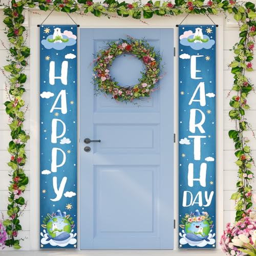 Earth Day Decorations Earth Day Door Cover Environmental Door Cover Earth Day Banner Eco Natural Party Favors Earth Day Decorations and Supplies for Home Party von Yarcooly