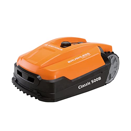 YARD FORCE Classic 500B, Mähroboter bis 500 qm Rasenfläche, bürstenloser Motor, einfache Bedienung, Bluetooth- und App-Steuerung, 40% Steigung, 28V / 2,0Ah Li-Ion Akku (Regensensor? YARD FORCE Classic 500B, Mähroboter bis 500 qm Rasenfläche, bürstenloser Motor, einfache Bedienung, Bluetooth- und App-Steuerung, 40% Steigung, 28V / 2,0Ah Li-Ion Akku (Regensensor? von Yard Force