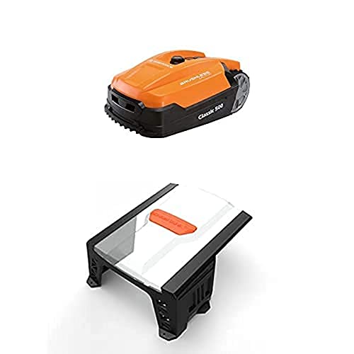 YARD FORCE Mähroboter Classic 500 bis zu 500 qm - Selbstfahrender Rasenmäher Roboter mit Kantenschneide-Funktion, bürstenloser Motor, 40% Steigung und Wochentags-Bedienfeld mit schwarz garage YARD FORCE Mähroboter Classic 500 bis zu 500 qm - Selbstfahrender Rasenmäher Roboter mit Kantenschneide-Funktion, bürstenloser Motor, 40% Steigung und Wochentags-Bedienfeld mit schwarz garage von Yard Force