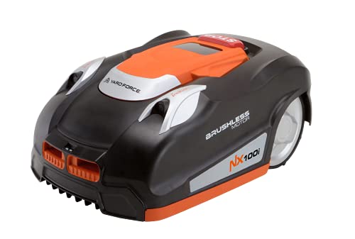 YARD FORCE Mähroboter NX100i bis zu 1000 qm - Selbstfahrender Rasenmäher Roboter mit App-Steuerung, iRadar Ultraschallsensor, Multizonenprogrammierung, LCD-Bedienfeld mit Nummernblock YARD FORCE Mähroboter NX100i bis zu 1000 qm - Selbstfahrender Rasenmäher Roboter mit App-Steuerung, iRadar Ultraschallsensor, Multizonenprogrammierung, LCD-Bedienfeld mit Nummernblock von Yard Force