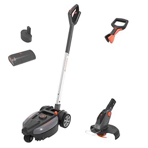 Yard Force 12V iFlex Urban Akku Rasenmäher & Rasentrimmer Bundle LM F23BN, mit 12V / 4.0 Ah Lithium-Ionen Akku, bis zu 50 qm, 23cm Schnittbreite, 3 Stufen Schnitthöhen Verstellung von Yard Force