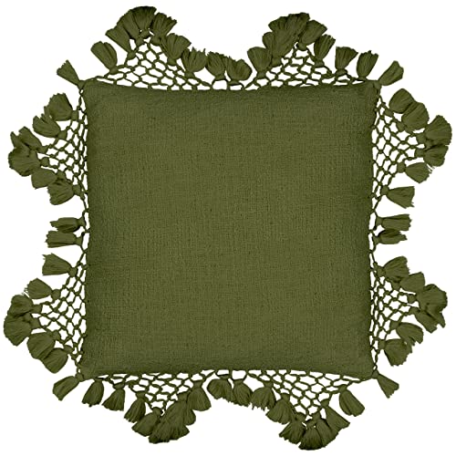 Yard Anko Tasselled 100% Baumwollkissenabdeckung Yard Anko Tasselled 100% Baumwollkissenabdeckung von Yard